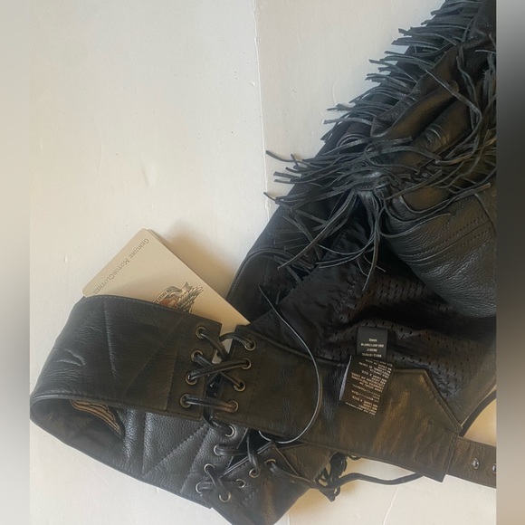 Harley Davidson Fringed Chaps NWT - Picture 6 of 7